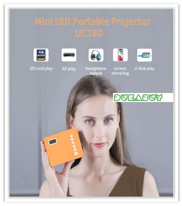 Mini Projector LED Metheron UC28D buy online nunua mtandaoni Available for sale price in Tanzania DukaBuy 6 1