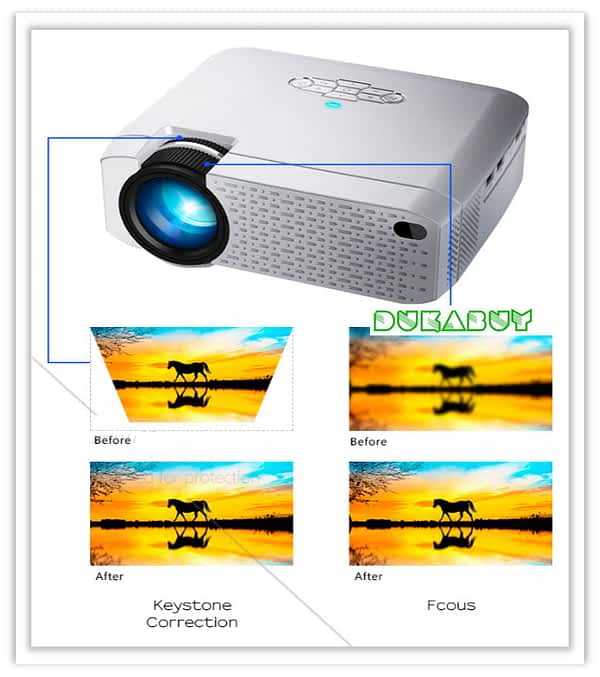 Mini Projector Metheron D40W buy online nunua mtandaoni Available for sale price in Tanzania DukaBuy 8